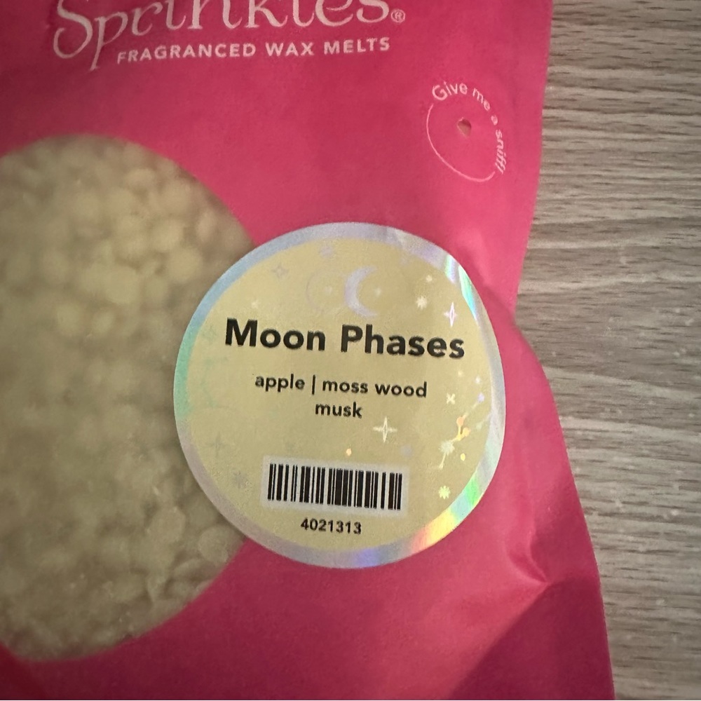 Pink Zebra Moon Phases Sprinkles
